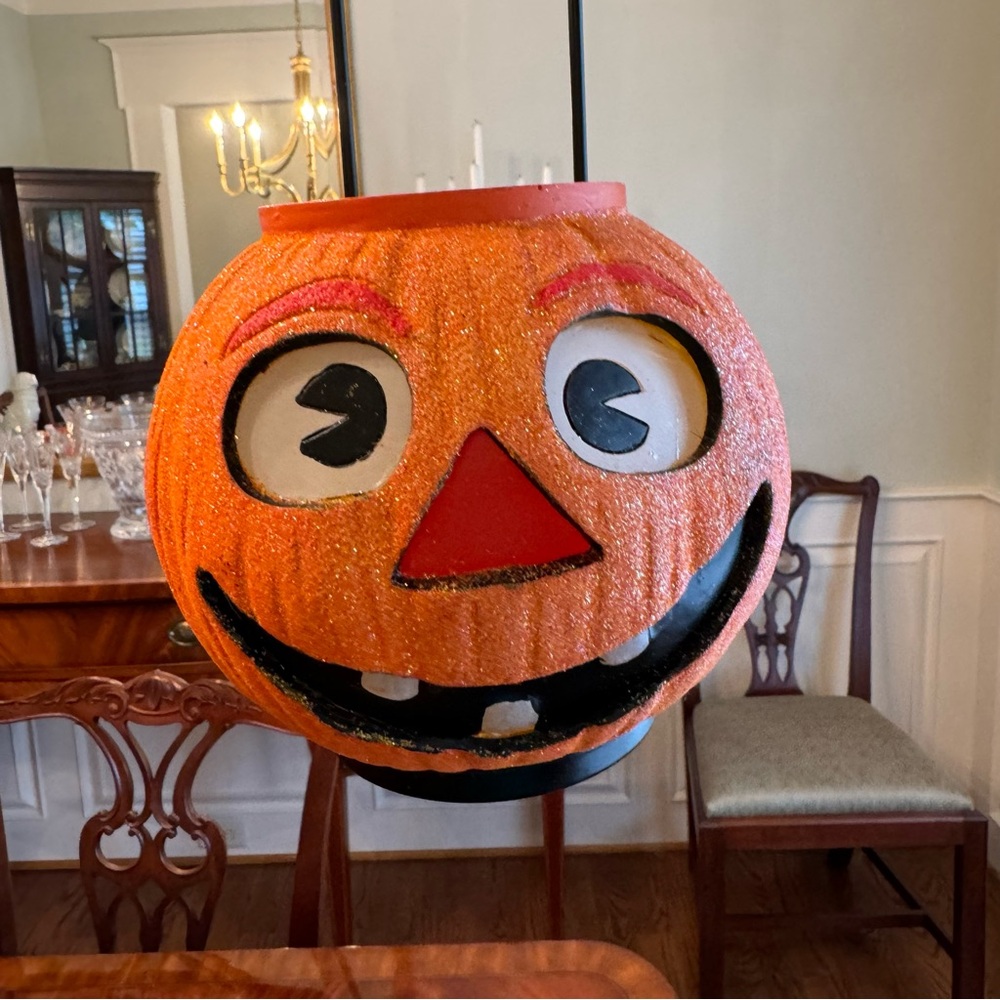 Vintage Illuminations Pumpkin Votive Lantern Halloween